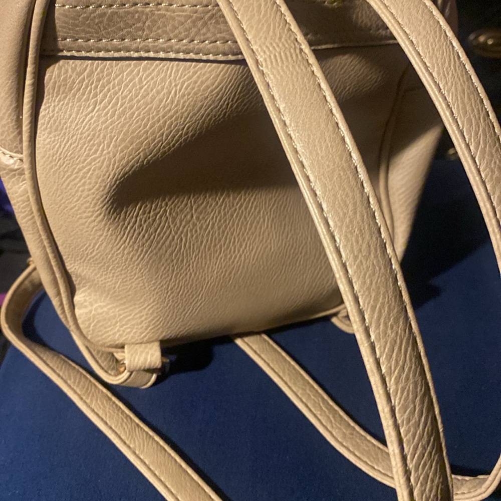 Tan Leather Backpack - Picture 3 of 3